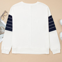  Love Kuza - Coastal Stripe Pocket Sweatshirt