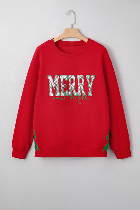 Love Kuza - Merry & Bright Bow Sweatshirt