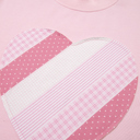  - Patchwork Heart Cozy Sweatshirt