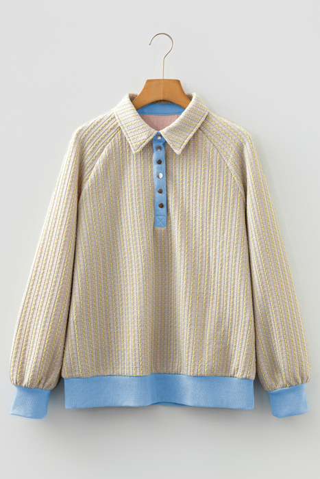 Love Kuza - Skyloom Heritage Henley Pullover