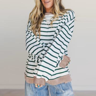 Love Kuza - Harborline Striped Comfort Pullover