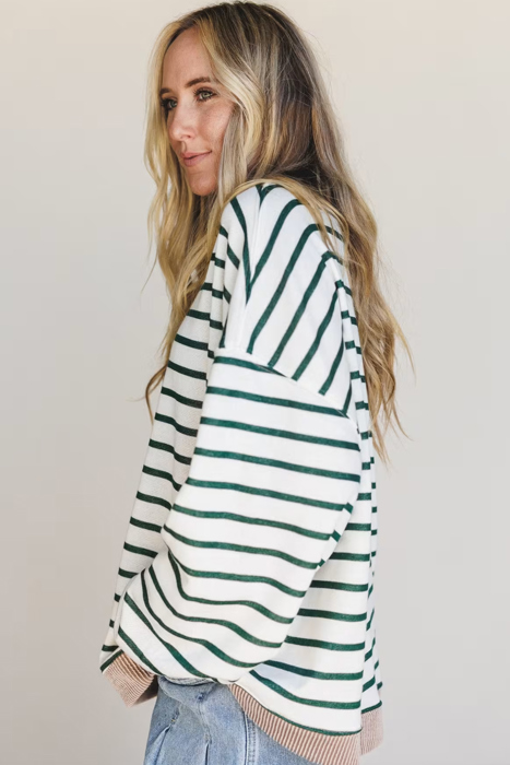 Love Kuza - Harborline Striped Comfort Pullover