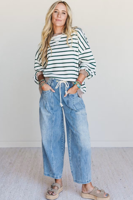 Love Kuza - Harborline Striped Comfort Pullover