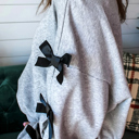  Love Kuza - Bow & Cozy Sweatshirt