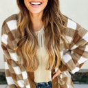  Love Kuza - Cozy Checkmate Cardigan