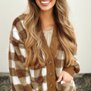  Love Kuza - Cozy Checkmate Cardigan