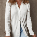  Love Kuza - Frost Glow Ribbed Cardigan