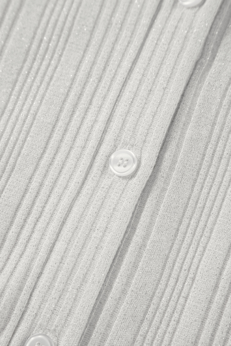 Love Kuza - Frost Glow Ribbed Cardigan