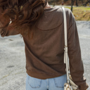  Love Kuza - Mocha Mist Button Cardigan