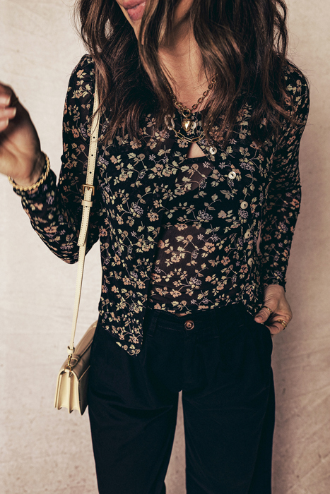 Love Kuza - Midnight Meadow Mesh Duo (2pc Set)