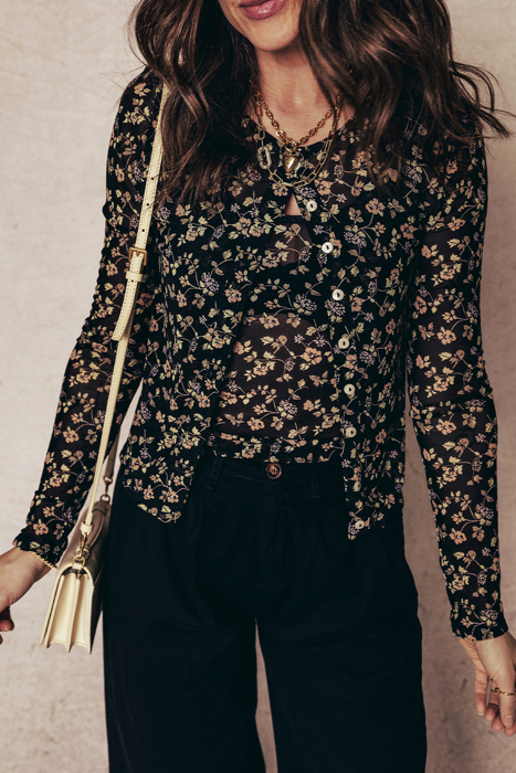 Love Kuza - Midnight Meadow Mesh Duo (2pc Set)