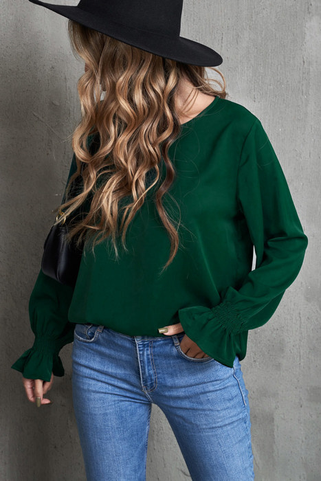 Love Kuza - Evergreen Charm Blouse