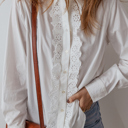  Love Kuza - Garden Lace Ruffle Blouse