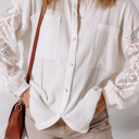  Love Kuza - Lace Whisper Button-Up