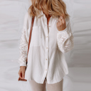  Love Kuza - Lace Whisper Button-Up