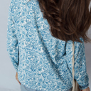  Love Kuza - Blue Garden Charm Blouse