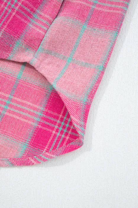 Love Kuza - Pink Meadow Plaid Shirt