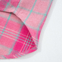  Love Kuza - Pink Meadow Plaid Shirt