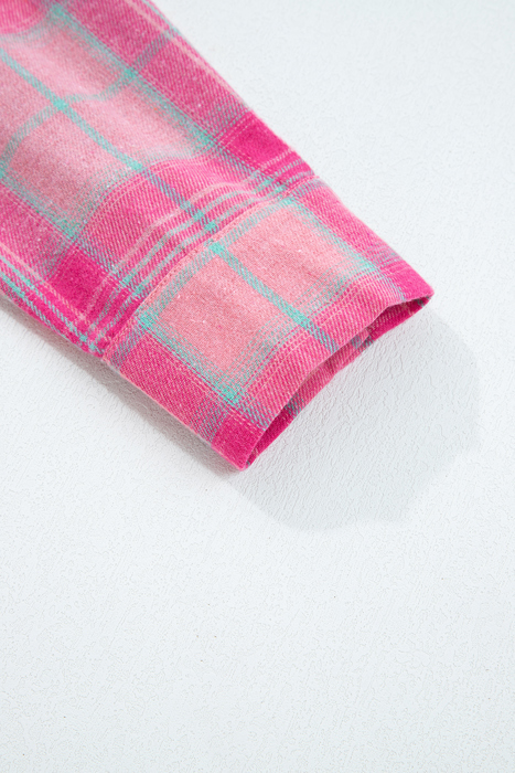 Love Kuza - Pink Meadow Plaid Shirt