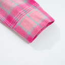  Love Kuza - Pink Meadow Plaid Shirt