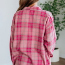  Love Kuza - Pink Meadow Plaid Shirt