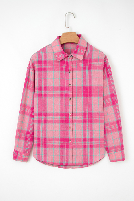 Love Kuza - Pink Meadow Plaid Shirt