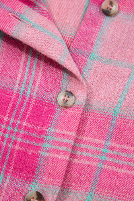 Love Kuza - Pink Meadow Plaid Shirt
