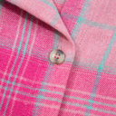  Love Kuza - Pink Meadow Plaid Shirt