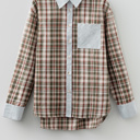  Love Kuza - Harvest Haze Patchwork Plaid Shirt