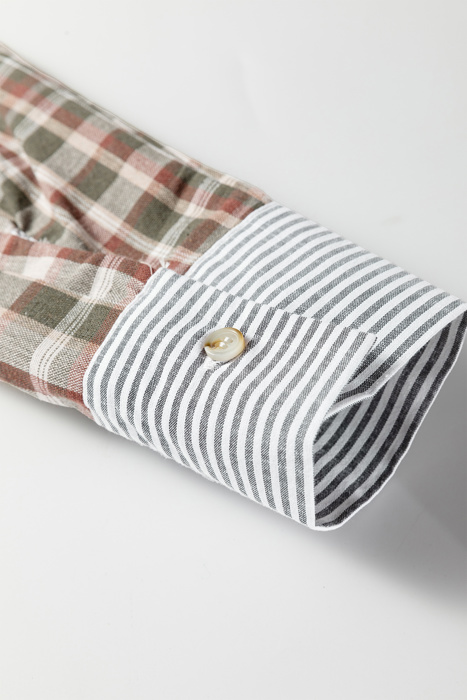 Love Kuza - Harvest Haze Patchwork Plaid Shirt