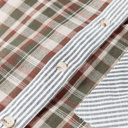  Love Kuza - Harvest Haze Patchwork Plaid Shirt