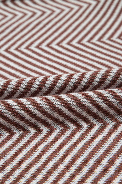 Love Kuza - Cocoa Chevron Charm Cardigan