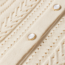  Love Kuza - Ivory Glow Cable Cardigan