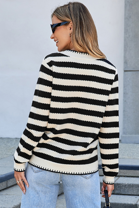 Love Kuza - Golden Stripes Charm Cardigan