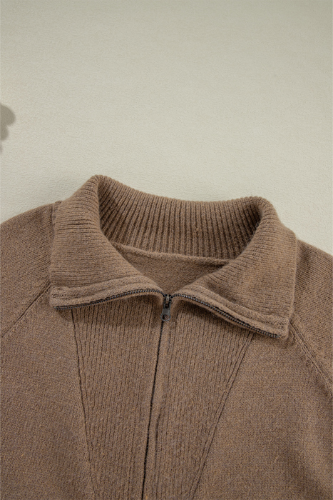Love Kuza - Alpine Hearth Zip Sweater