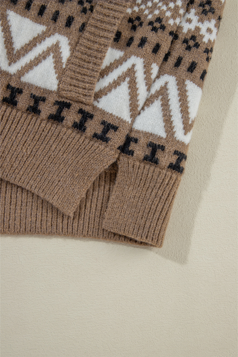 Love Kuza - Alpine Hearth Zip Sweater