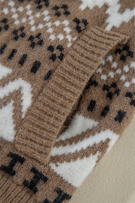 Love Kuza - Alpine Hearth Zip Sweater