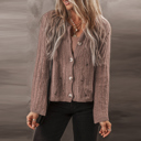  Love Kuza - Mocha Drift Knit Cardigan