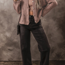  Love Kuza - Mocha Drift Knit Cardigan
