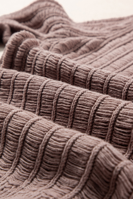 Love Kuza - Mocha Drift Knit Cardigan