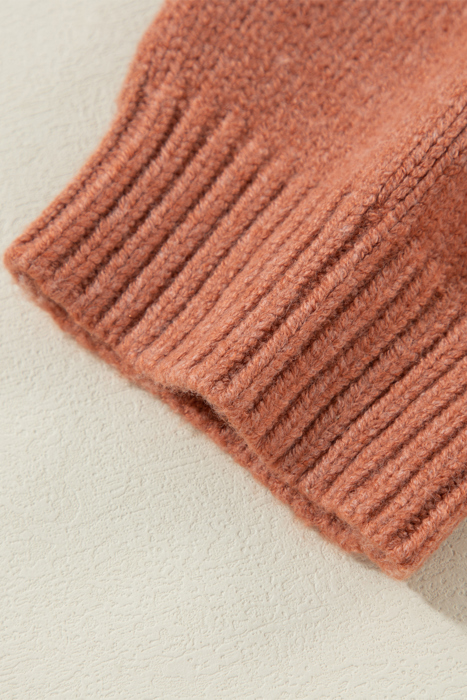 Love Kuza - Rustic Ember Knit Cropped Cardigan