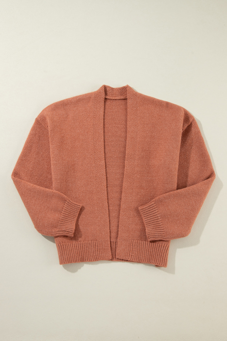 Love Kuza - Rustic Ember Knit Cropped Cardigan