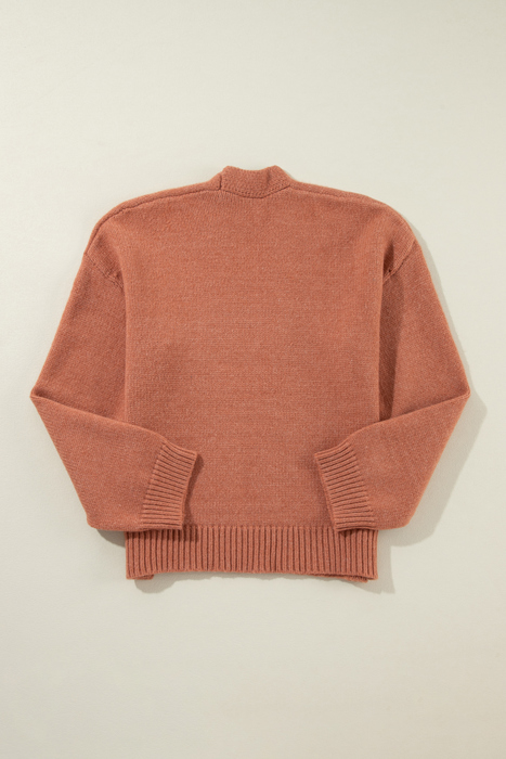 Love Kuza - Rustic Ember Knit Cropped Cardigan