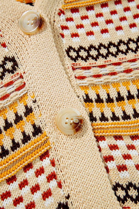 Love Kuza - Golden Meadow Retro Cardigan