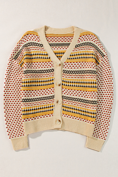Love Kuza - Golden Meadow Retro Cardigan