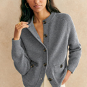  Love Kuza - Misty Charm Button Cardigan