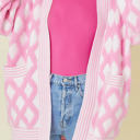  Love Kuza - Cotton Candy Lattice Cardigan