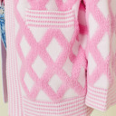  Love Kuza - Cotton Candy Lattice Cardigan