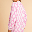  Love Kuza - Cotton Candy Lattice Cardigan