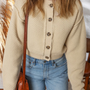  Love Kuza - Buttercream Bliss Button Cardigan